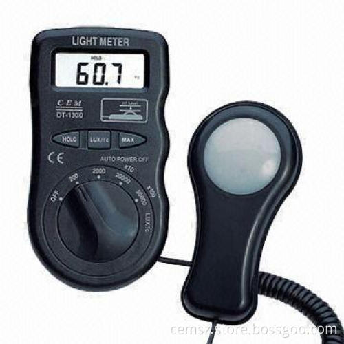 LUX Light Meter Calibrated to Standard Incandescent Lamps (2856k)
